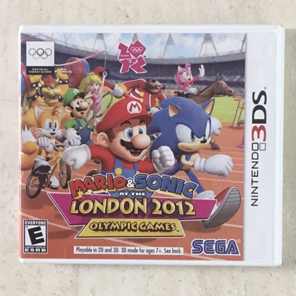 Mario & Sonic At The London 2012 Olympic Games Nintendo 3DS Game Complete CIB